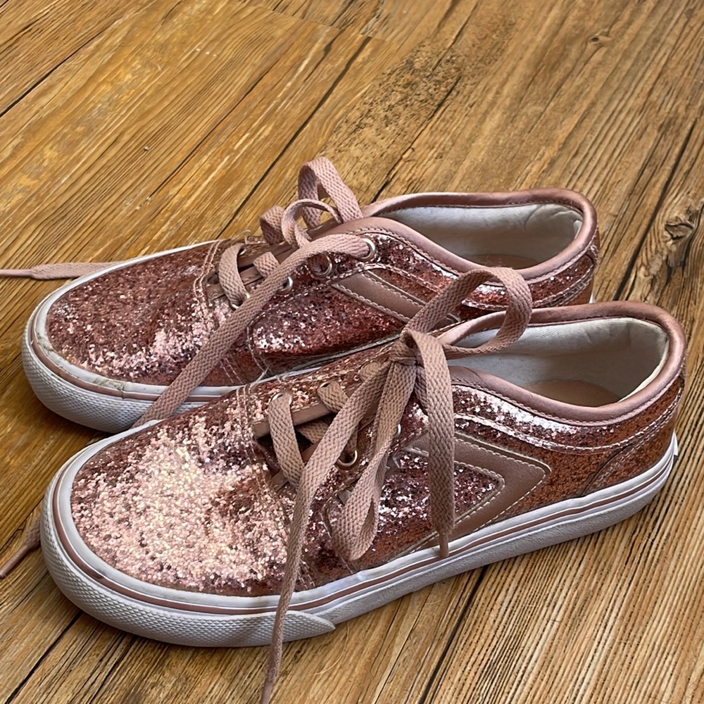 Airwalk Girls Shoes Low-top Pink/Glitter Size 2.5